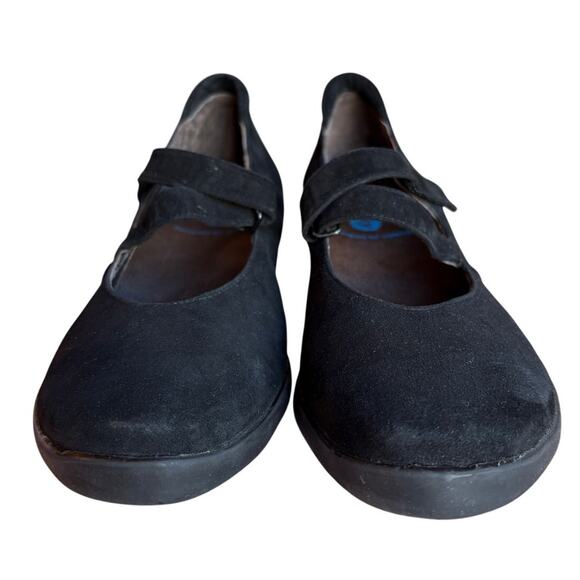 Wolky Black Suede Mid Heel Mary Jane Comfort Shoes size 39 US 8 - Picture 6 of 15